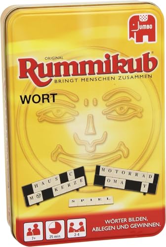 rummikub original in metalldose, das kultige gesellschaftsspiel ab 7 jahren