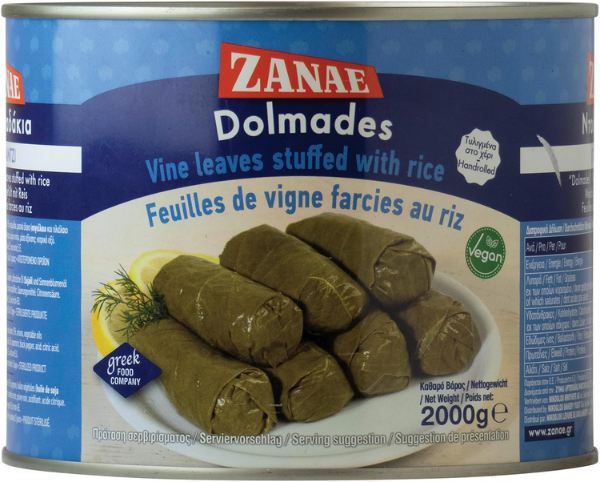 zanae 2kg weinblätter mit reis in öl für 13,80 statt 20