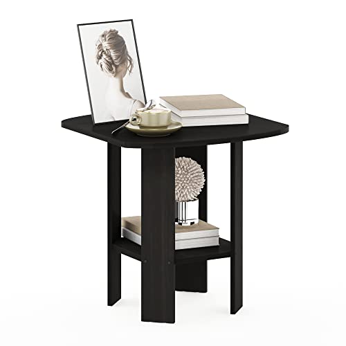 furinno beistelltisch espresso 50 x 50 cm modern design 49 cm hoch