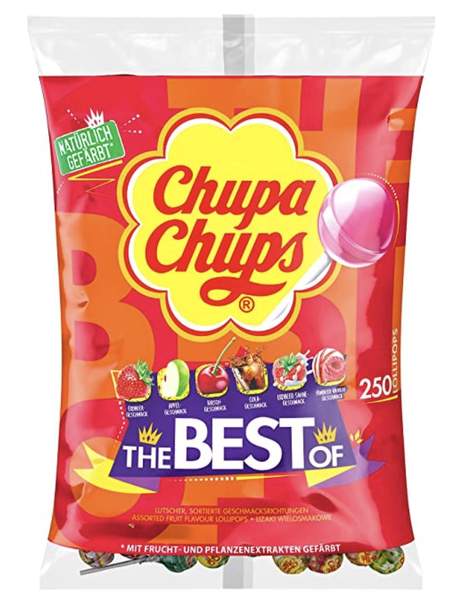 chupa chups lutscher 250er pack für 23,99 statt 30 im beutel