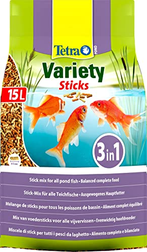 Tetra Pond fischfutter mix variety sticks 15 l, prime, sparabo