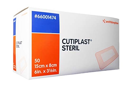 CUTIPLAST steriler Wundverband 15x8 cm, 50 Stück, ideal für sterile Wundversorgung und Schnitte