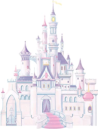 Disney Prinzessinnen Riesenwandsticker - Prinzessinnenschloss, mehrfarbig