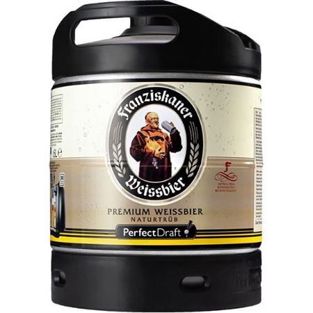 Produktbild: franziskaner weissbier fass perfect draft 6 liter ab 15 euro statt 21 euro