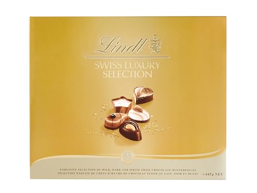 lindt swiss luxury selection pralinen 445g Geschenkbox Schokolade