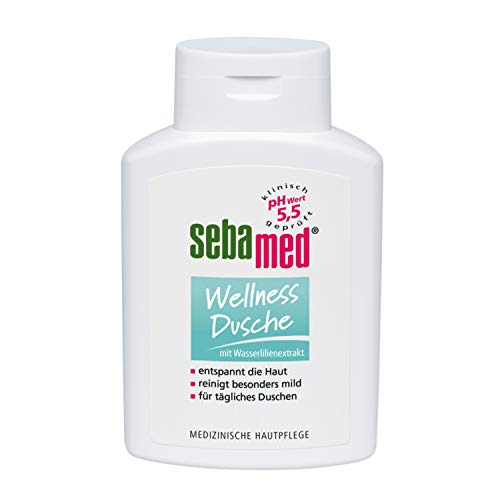 Sebamed Wellness Dusche, 3er Pack, 3 x 200 ml, pH-hautneutral, für empfindliche Haut, sanfte Reinigung