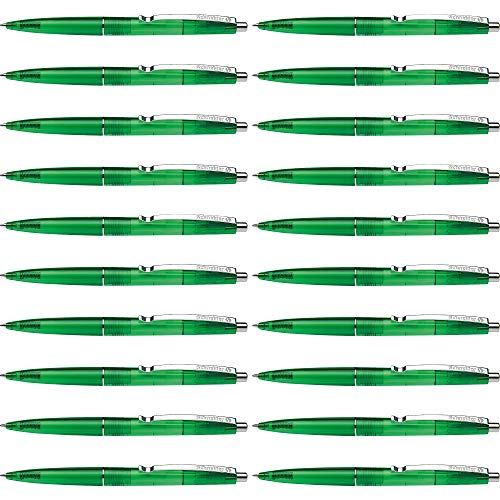 Schneider K20 Icy Colours Kugelschreiber 20er Pack, grün, dokumentenecht