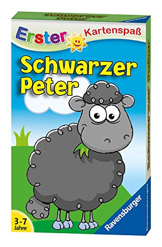 schwarzer peter kartenspiel von ravensburger, schaf, ab 3 jahren