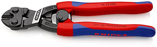 knipex cobolt bolzenschneider 200 mm mit öffnungsfeder und mehrkomponentengriffen