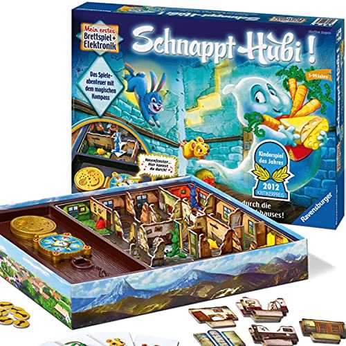 ravensburger schnappt hubi elektronisches brettspiel lustige kinderspiele, gelb