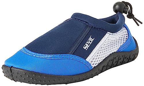 badeschuhe seac reef schnelltrocknend für schwimmbad und strand blau 36
