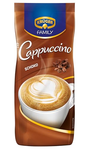 cappuccino schoko mit löslichem kaffeepulver, krüger family, 500 g