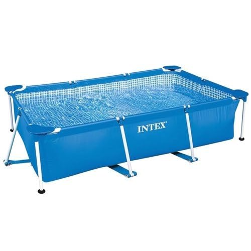 intex pool blau 220 x 150 x 60 cm aufstellpool gartenpool grabenpool