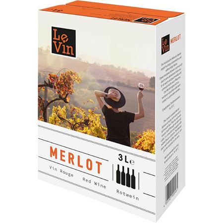 le vin merlot 3 liter aus frankreich bag-in-box ab 8,08 statt 15