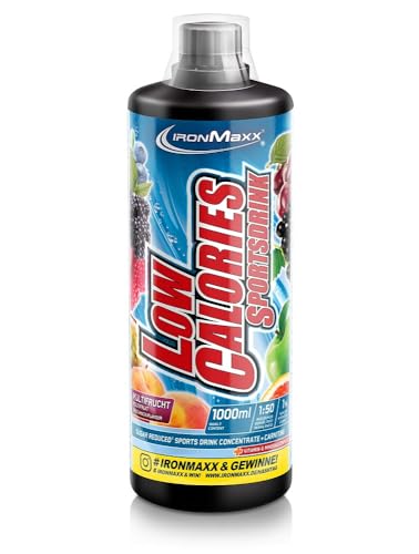 ironmaxx lowcal sirup zero multifrucht 1000ml, zuckerfrei, getränkekonzentrat mit l-carnitin und magnesium