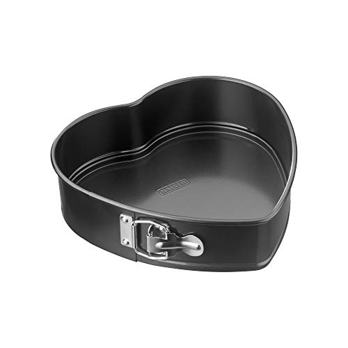 Herz Springform 26 cm, Schwarz, Classic