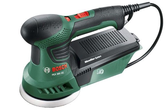 Produktbild: Bosch exzenterschleifer PEX300AE 270 Watt im Koffer für 75,32 Euro