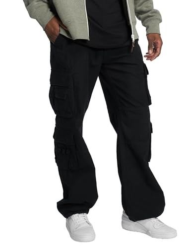Brandit Pure Vintage Herren Cargohose 100% Baumwolle locker sitzend