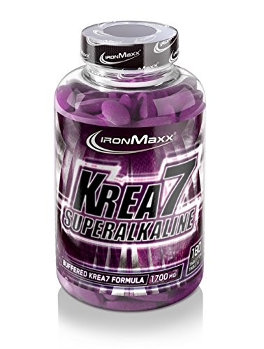 ironmaxx krea7 kreatin tabletten 180 stück, hochdosiert, zuckerfrei, 7-komponenten-formel