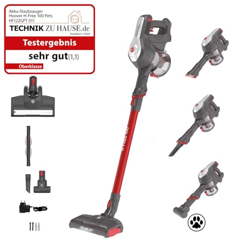 hoover akku-staubsauger für tierhaare h-free 100 pets, kabellos, bis 40 min laufzeit