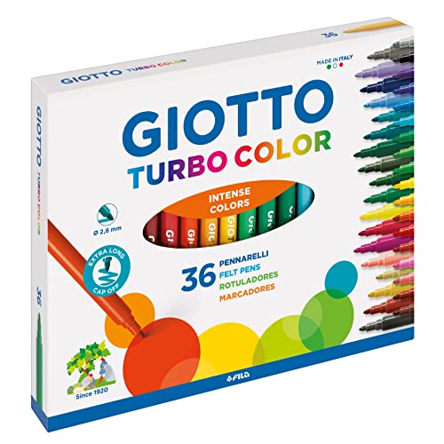 Produktbild: giotto turbo color 36 pennarelli in astuccio, farben für kreative projekte