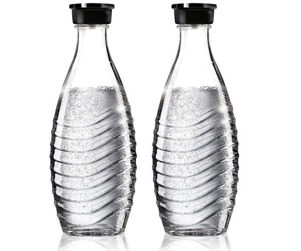 crystal sodastream glasflaschen doppelpack für 14,99 statt 18