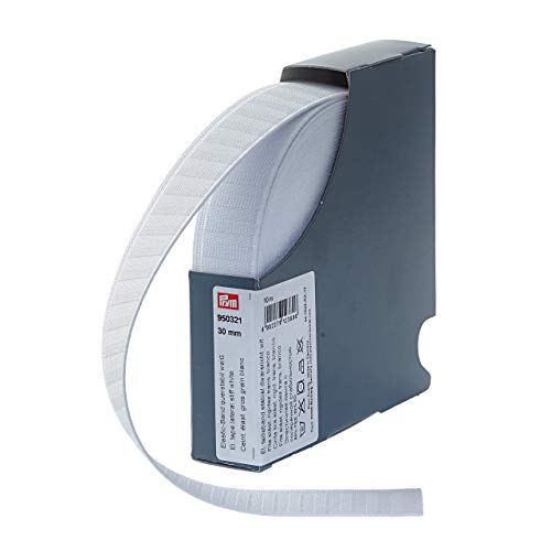 30 mm weißes querstabil elastisches Band von Prym