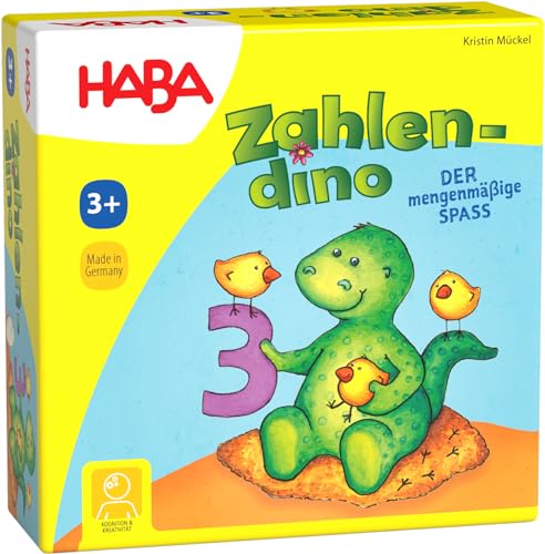 haba zahlendino  zahlen- und memospiel für kinder 3-8 jahre, 1 spieler variante