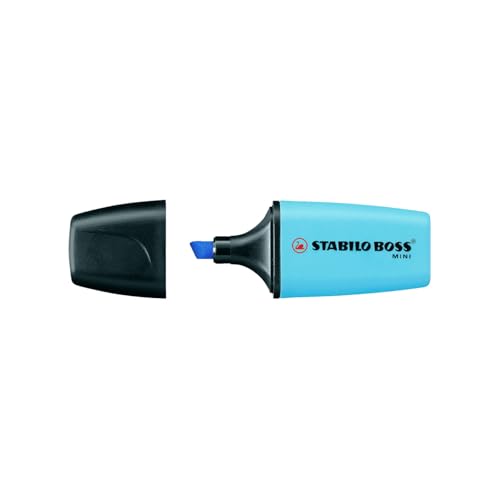 stabilo textmarker boss mini blau 10er pack