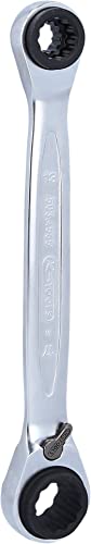 ks tools 503.4565 4 in 1 doppel-ratschenringschlüssel 10 13 17 19 mm umschaltbar