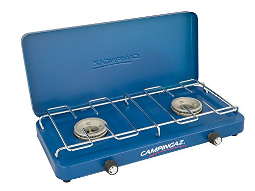 Produktbild: Campingaz Base Camp Campingkocher, 2x 1600 Watt, 180 g/h, mit Abdeckung