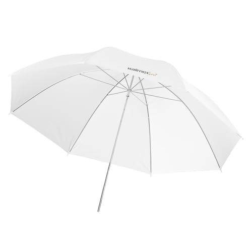 walimex pro durchlichtschirm 109 cm weiß für weiches diffuses licht