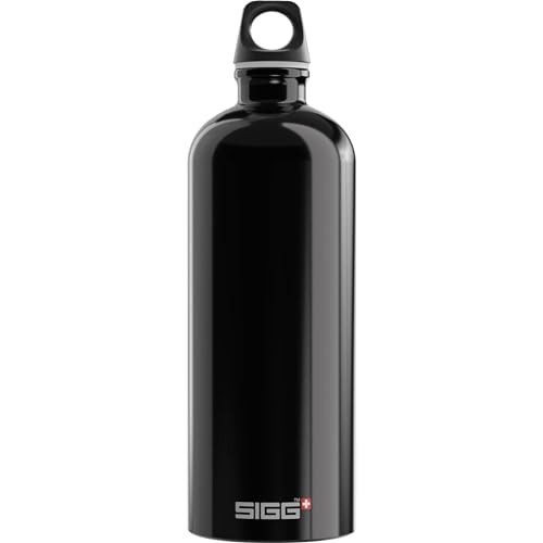 SIGG Traveller 1L Trinkflasche Alu schwarz