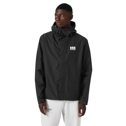 helly hansen herren regenjacke seven j schwarz gr. l