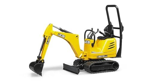 JCB Mikrobagger 8010 Cts 1:16 - BRUDER 62003 Baufahrzeug Minibagger Spielzeug