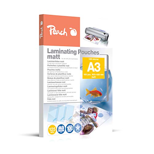 Peach Laminierfolien A3 125m matt 100 Pouches beschreibbar S-PP525-15
