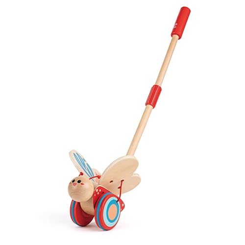 Hape Schiebetier schmetterling aus holz mit beweglichen flügeln