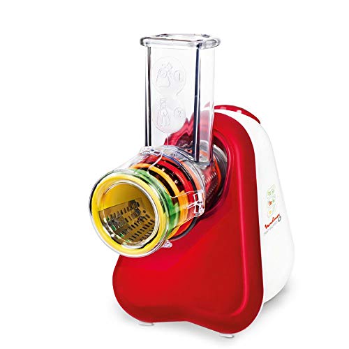 Moulinex Fresh Express Plus, Elektrischer Gemüseschneider, 5 Einsätze, 150W
