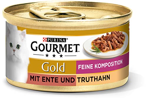 purina gourmet katzenfutter nass ente truthahn 12 x 85g 12er pack