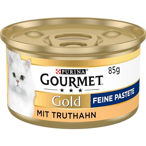 Produktbild: gourmet gold katzenfutter nass pastete mit truthahn 12er pack 12 x 85g