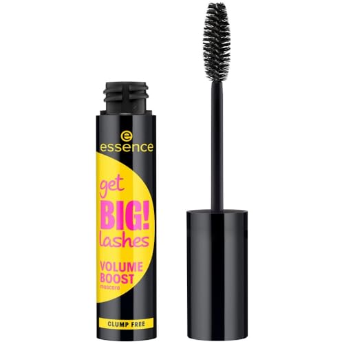 essence get BIG! lashes volumende Mascara, schwarz, vegan, ohne Mikroplastik, 12ml