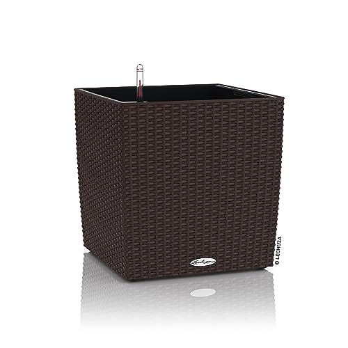 lechuza cottage cube 40 blumentopf moka 40 cm
