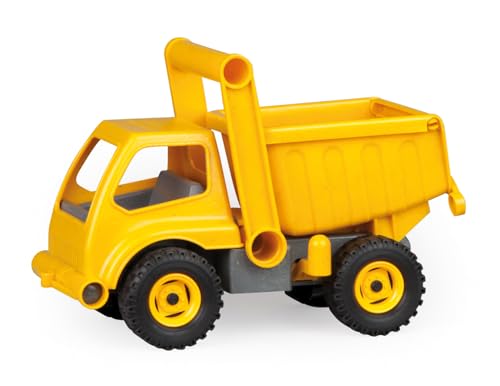 Lena 4210 EcoActives Kipplaster, Baustellenfahrzeug 27 cm, gelb, ab 2 Jahre