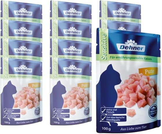 dehner kattenfutter sensitive pute 1,2kg ab 9,80 statt 15