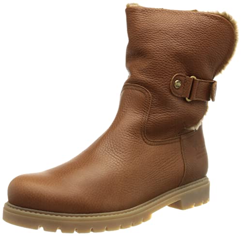 panama jack damen biker boots warm gefüttert halbschaft stiefel braun 38 eu
