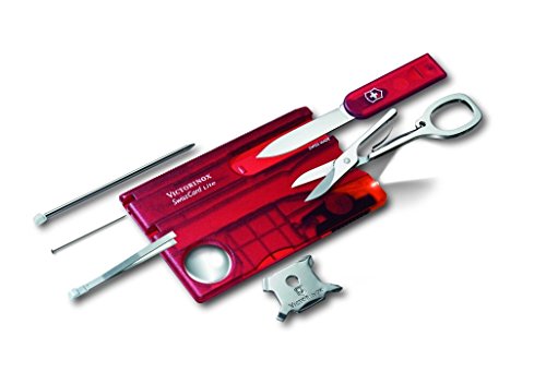 Victorinox Swiss Card lite Multitool 13 Funktionen Messer Schere LED Kugelschreiber Blau 31,65