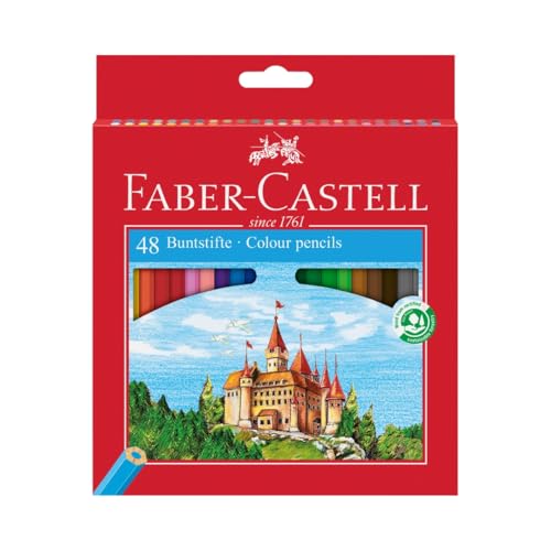 faber-castell eco buntstifte 48er kartonetui mehrfarbig