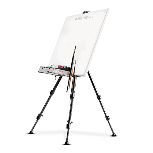 walimex pro workshop easel schwarz - max. last 6 kg, mit maltablett und tragetasche