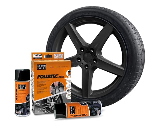foliatec sprühfolie felgenfolie sprühlack set für auto 4 felgen
