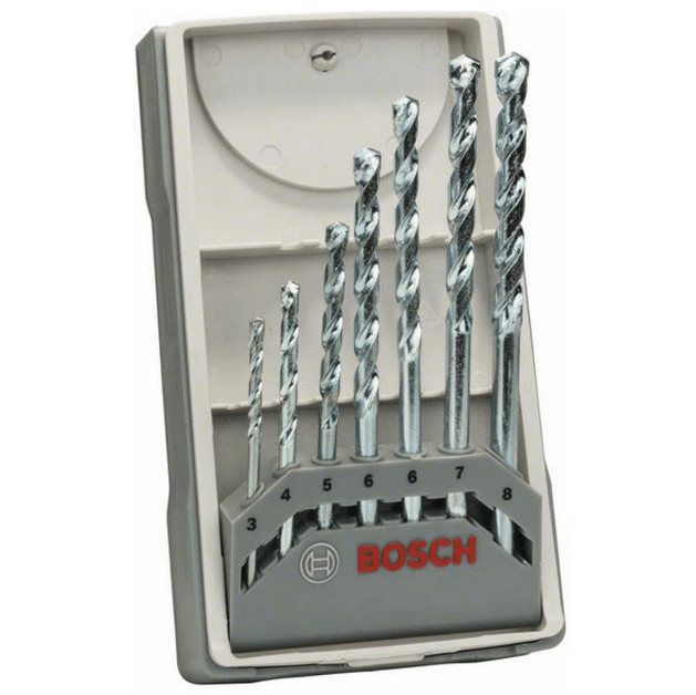 bosch professional mauerwerkbohrer-set 7tlg CYL-1 für stein 3-8 mm